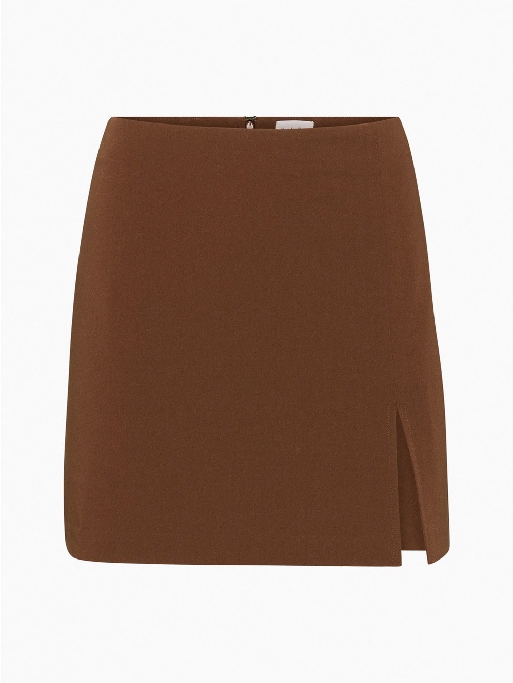 Aritzia Sunday Best Tatiana Brown Mini Skirt Size 6